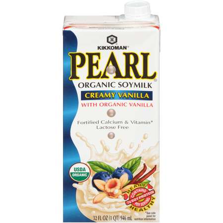 KIKKOMAN Kikkoman Pearl Organic Creamy Vanilla Soymilk 32 oz., PK12 06140